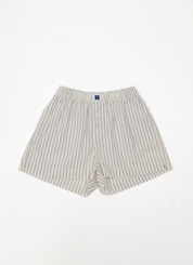 Classic Boxer - Eggshell Pinstripe