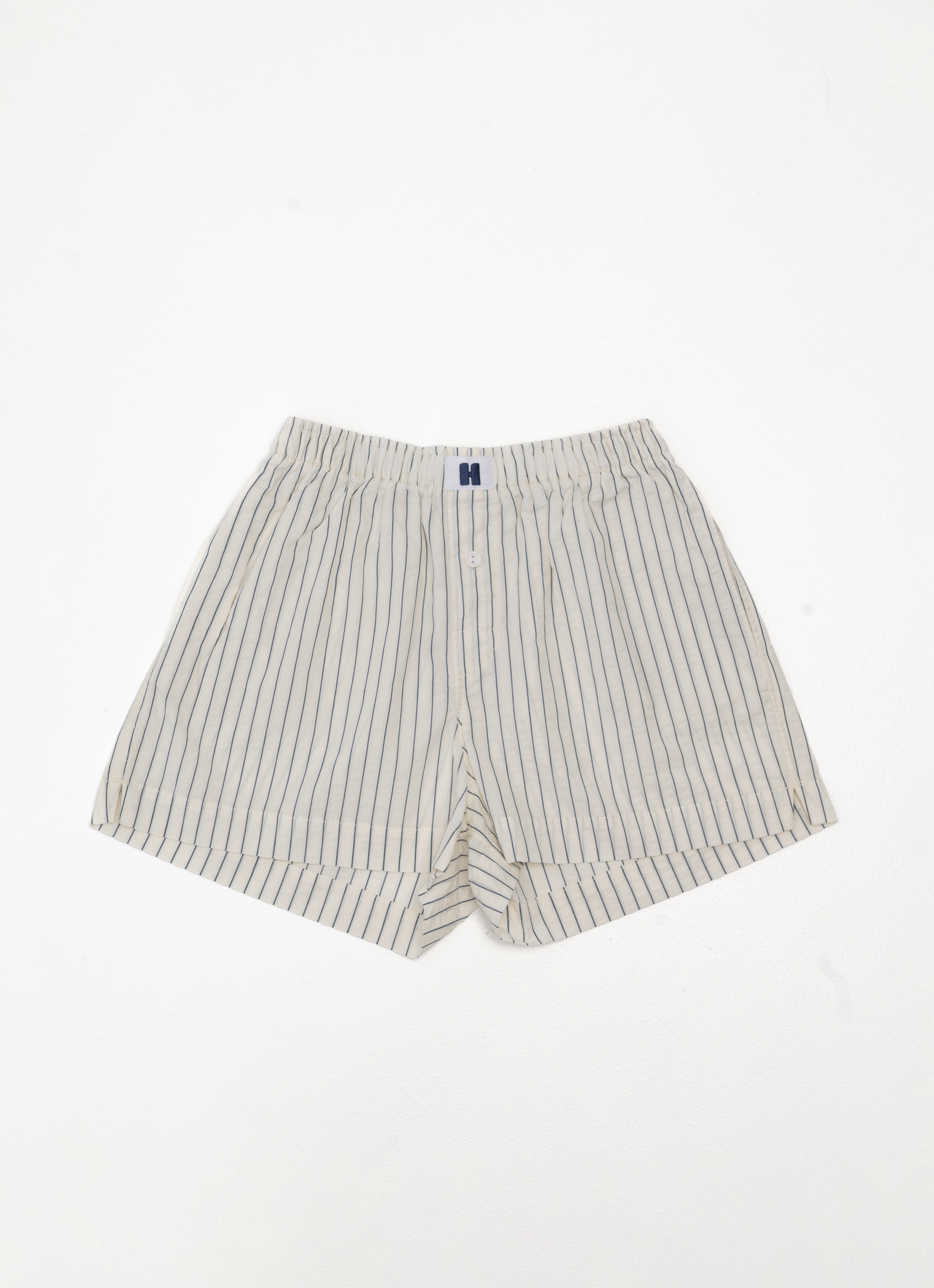 Classic Boxer - Eggshell Pinstripe