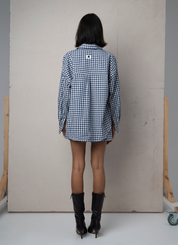 Oversized Shirt - Midnight Check