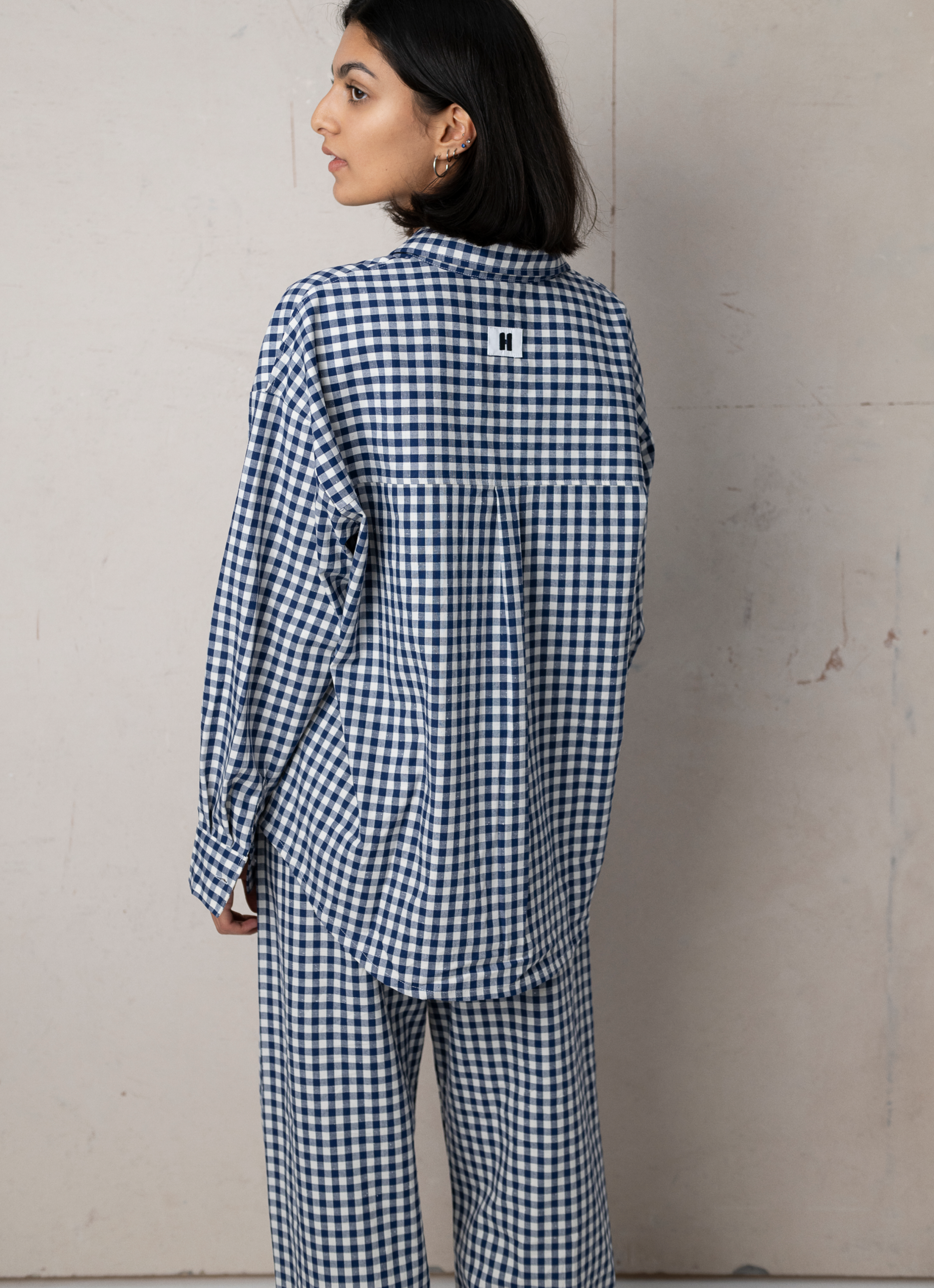Oversized Shirt - Midnight Check